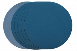 Фото анонса: Диск шлифовальный на велкро основе P100, 125мм / без отв., синий, 5 шт.